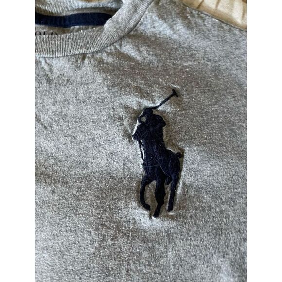 Polo by Ralph Lauren Big Pony t-shirt, gray, size small (8), cotton - Picture 10 of 16